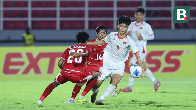 Foto: Timnas Indonesia U-17 Vs Vietnam di Piala AFF U-17 2026