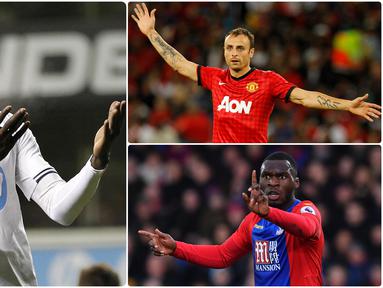 Striker sebagai ujung tombak tim dibutuhkan ketajaman dan kemampuan menempatkan posisi untuk mencetak gol. Namun banyak striker yang sering melakukan offside ketika berada di daerah pertahan lawan. Berikut 5 raja offside di Premier League. (kolase foto AFP)