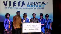 Pada acara lelang amal bertajuk "Viera Sehat Mataku", Panasonic berhasil mengumpulkan donasi hingga 200 Juta Rupiah.