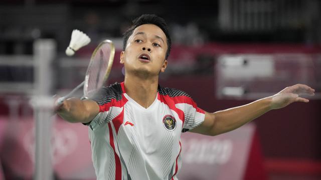 FOTO: Anthony Ginting Lolos ke 16 Besar Olimpiade Tokyo 2020