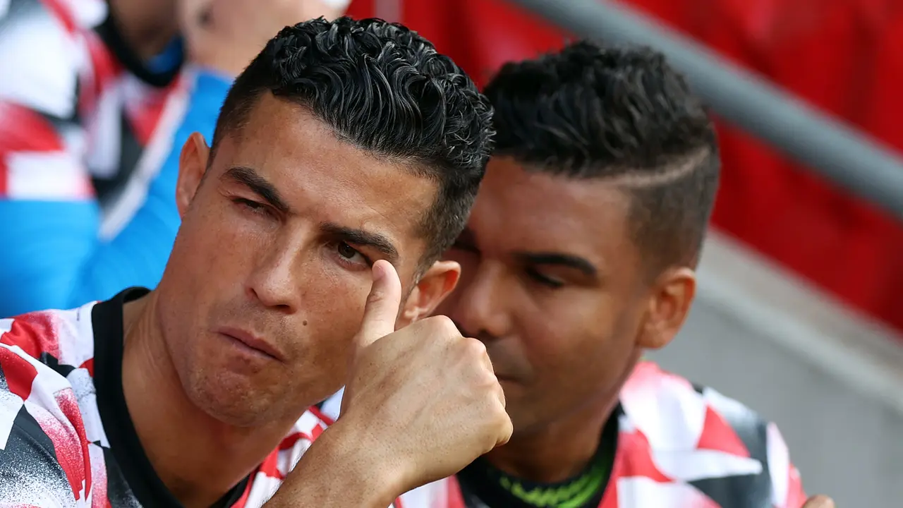 Foto: Momen Cristiano Ronaldo Jadi Cadangan Lagi Kontra Southampton di Liga Inggris, Laga Terakhir Bersama MU?