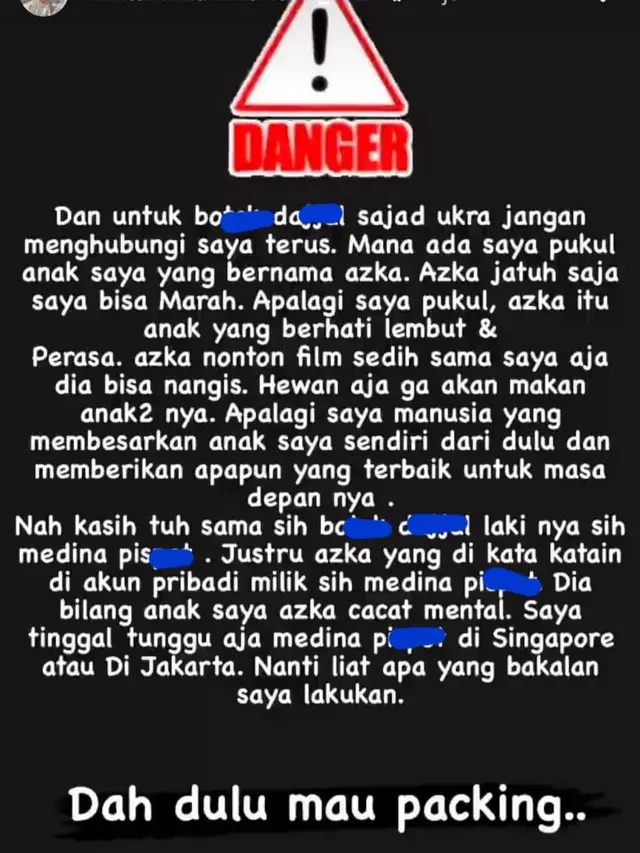 Unggahan Nikita Mirzani untuk Sajad Ukra. (Foto: Dok. Instagram @nikitamirzanimawardi_172)