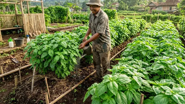 Tips Berkebun Kemangi Biar Tumbuh Lebat, Berdaun Lebar, dan Bisa Dipanen Setiap Hari