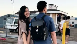 Gaya Kasual Kaesang Pangarep Temani Erina Gudono Ikut Orientasi Program S2 di Amerika Serikat. foto: Insta Story @erinagudono