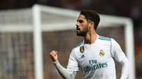 Real Madrid kabarnya sudah tidak membutuhkan jasa Isco dan siap melepas sang pemain pada bursa transfer musim panas 2018. (AFP/Gabriel Bouys)