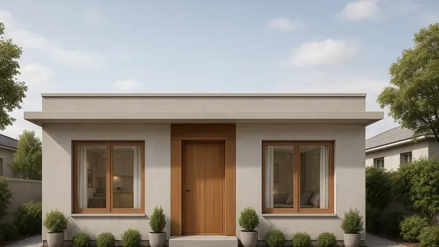 Rumah Minimalis 1 Lantai Tanpa Atap Tren 2025/ChatGPT