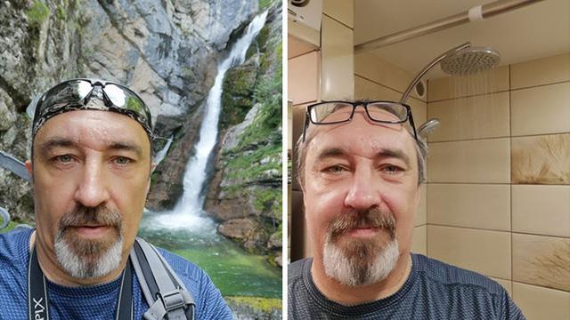 potret orang liburan di rumah