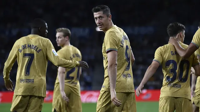 Selebrasi Lewandowski