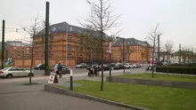 Suasana di kota Dusseldorf. (Bola.com - Aditya Wicaksono).JPG