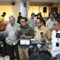 Plt. Mentan Arief Prasetyo Adi saat menggelar Hari Pangan Sedunia bersama Menteri Dalam Negeri Tito Karnavian  di Kantor Pusat Kementan, Senin (16/10/2023).