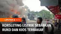 Kebakaran juga menghanguskan sejumlah bangunan ruko dan kios di Duren Sawit Jakarta Timur. Lagi-lagi kebakaran diduga akibat korsleting listrik.