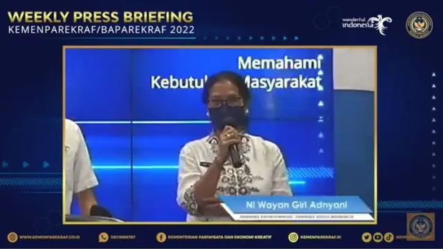 Weekly Press Briefing di Kemenparekraf, 9 Mei 2022