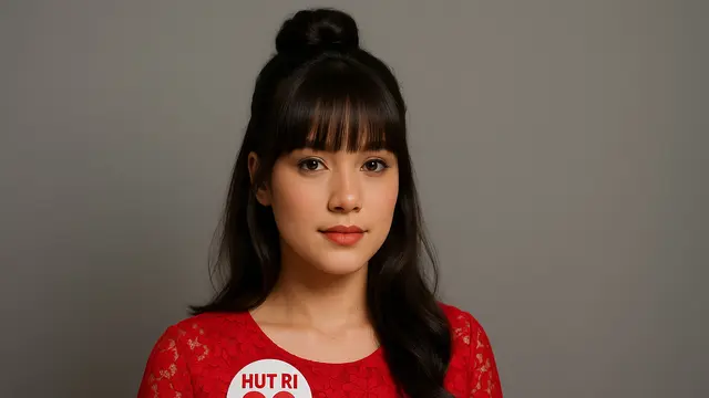 7 Model Sanggul Modern dengan Poni untuk HUT RI ke-80, Anggun dan Kekinian