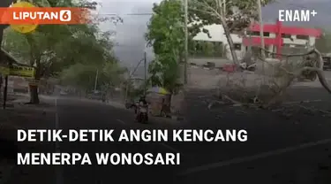 Beredar video viral terkait hembusan angin yang sangat kencang. Kejadian tersebut berada di sekitar jalan Kesatrian, Wonosari, Rabu (3/1/2023)