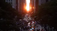 Manhattanhenge Kembali Hiasi Langit New York, Apa Itu?