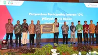 Kementerian Energi dan Sumber Daya Mineral (KESDM) telah menyetujui pengalihan Participating Interest (PI) sebesar 10% dari PT Pertamina Hulu Rokan (PHR) untuk Provinsi Riau melalui Badan Usaha Milik Daerah (BUMD) PT Riau Petroleum Rokan (RPR). Artinya, dana PI 10% dari PHR untuk Riau akan segera cair dengan nilai total Rp 3,5 triliun. (Istimewa)