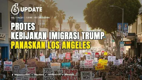 Protes Kebijakan Imigrasi Trump Panaskan Los Angeles