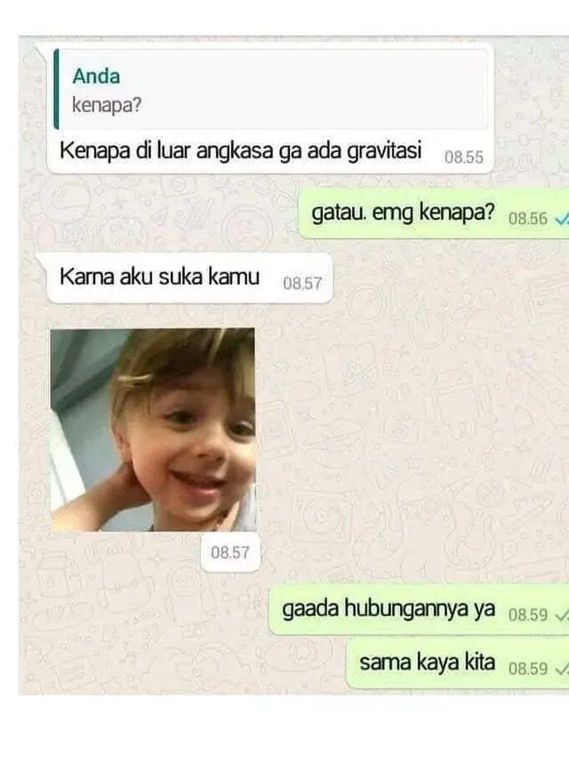 6 Chat Gagal Gombal Ini Kocak Banget, Balasan Penuh Plot Twist