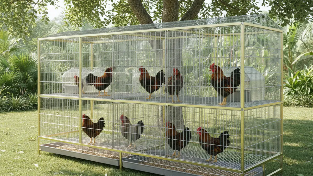 Model Kandang Ayam Serama Terbaik. AI