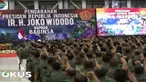 Presiden Jokowi sekaligus menanyakan apakah para anggota Babinsa sudah menerima kenaikan tunjangan kinerja sekitar 700 persen.