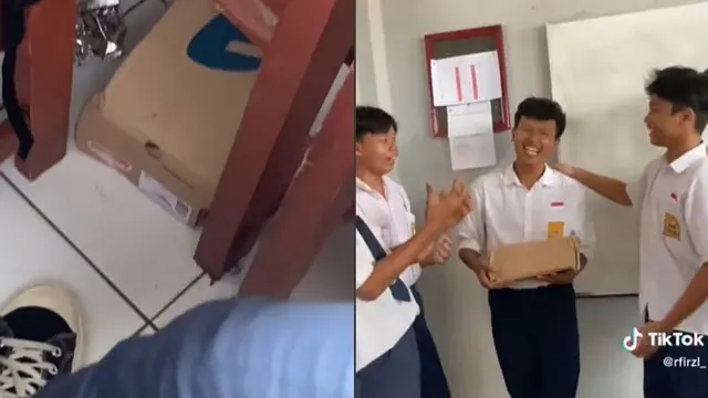 Momen Siswa SMP Patungan Beli Sepatu untuk Teman Sekelasnya Ini Bikin Haru