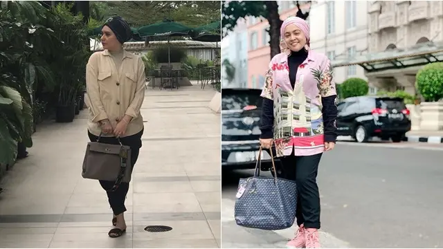 Sama-sama Senang Gunakan Turban, Ini 7 Beda Gaya Astrid Kuya dan Viona Rosalina