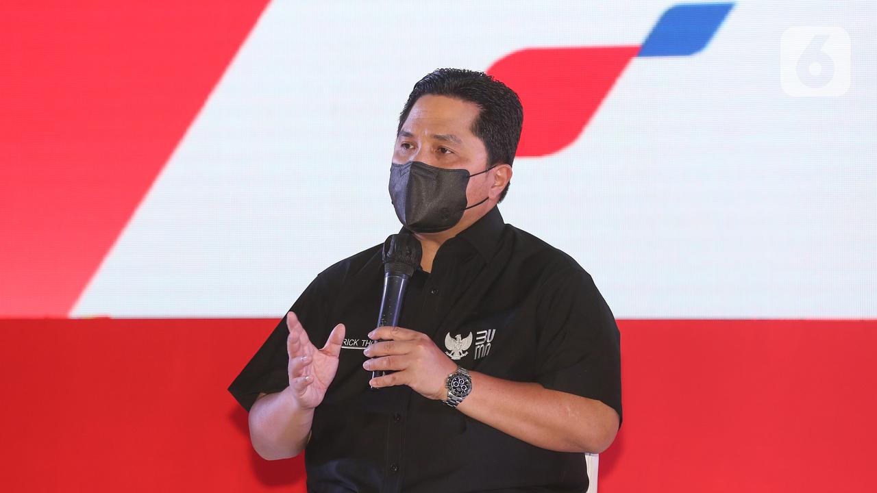 Menteri Badan Usaha Milik Negara (BUMN) RI, Erick Thohir. (Liputan6.com/Fery Pradolo) 