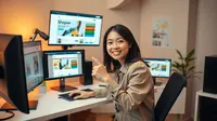 trik shopee affiliate ©Ilustrasi dibuat AI