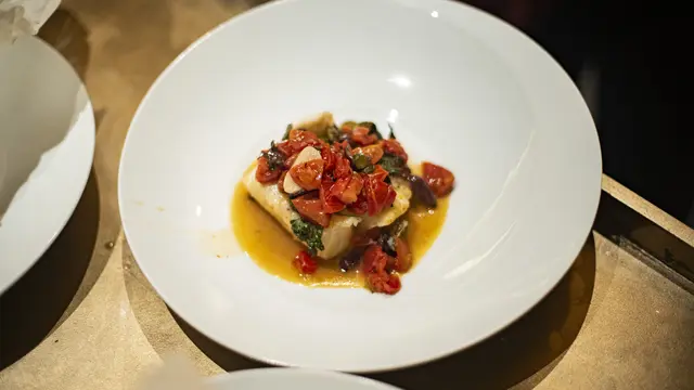 Menu makanan khas Italia di Il Mare, Hotel Mulia Senayan