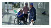 100 anak disabilitas berkebutuhan khusus mendapatkan kursi roda secara gratis dari Pemerintah Aceh. (Merdeka.com)