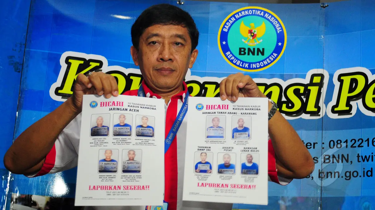 Ini Foto Tahanan yang Kabur dari Sel BNN
