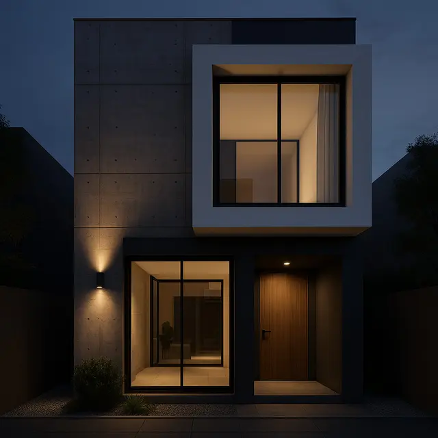 Model Rumah Sederhana Minimalis  6x12 dengan 3 kamar (Image by ChatGPT)