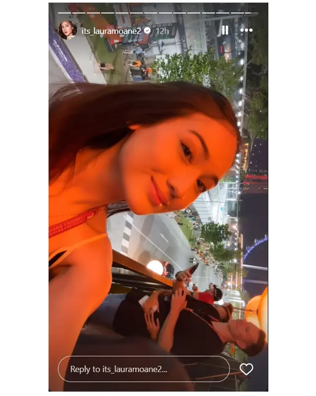 Al Ghazali lamar Alyssa Daguise, 6 momen Laura Moane nonton F1 di Singapura ini malah banjir doa