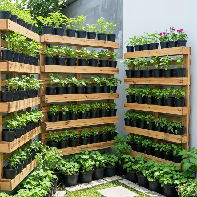 9 Transformasi Barang Bekas Jadi Kebun Cantik di Rumah
