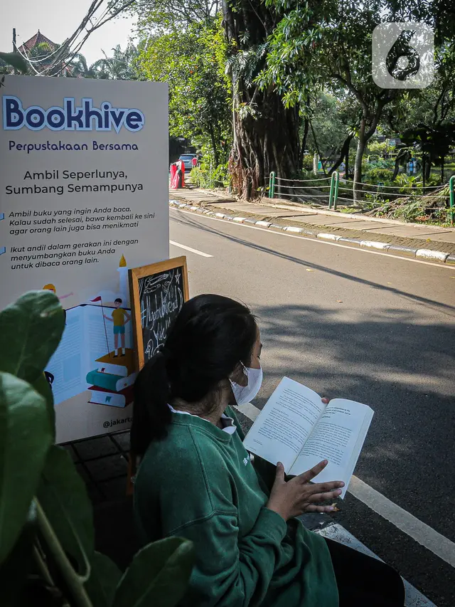 FOTO: Menumbuhkan Minat Baca Lewat Perpustakaan Bersama Bookhive Jakarta