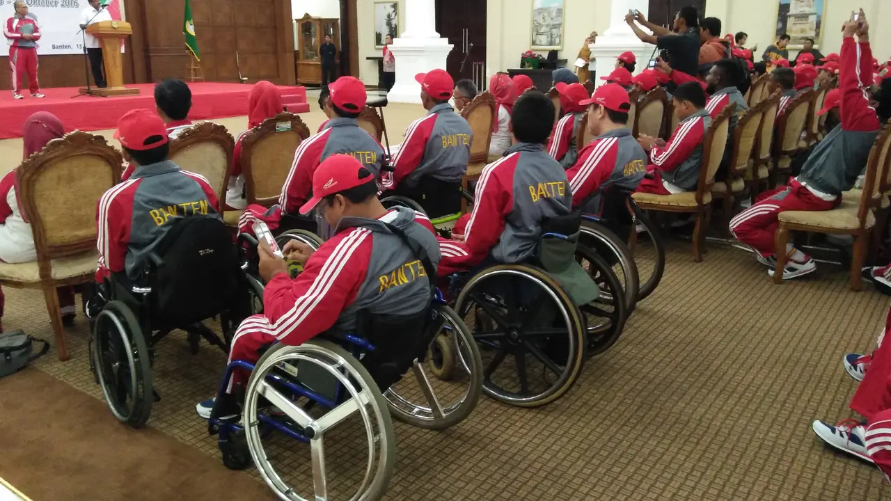 91 atlet difabel Banten ikuti Peparnas 2016 (Liputan6.com / Yandhi Deslatama)