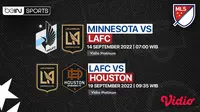 Link Live Streaming Major League Soccer 19 September di Vidio : LAFC Vs Houston
