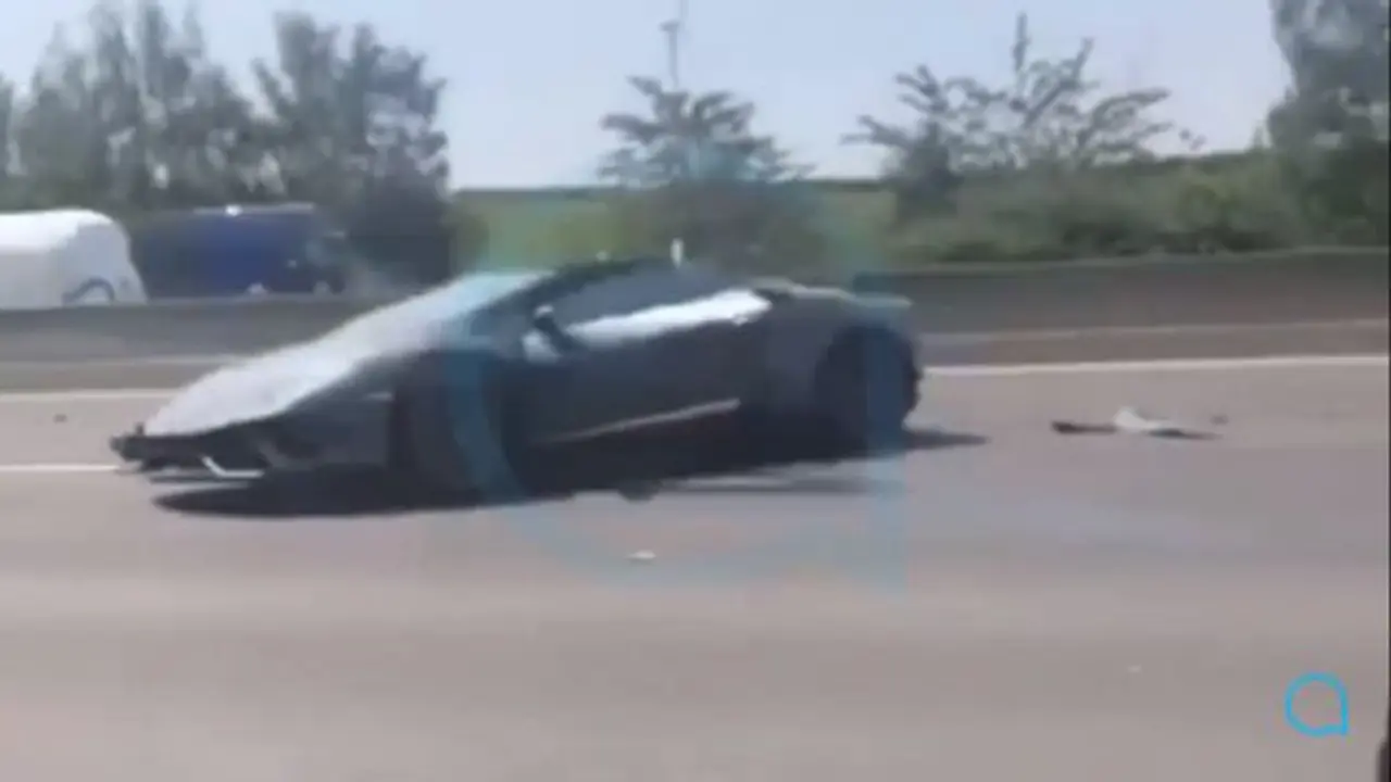 20 Menit Keluar dari Dealer, Lamborghini Huracan Terlibat Kecelakaan