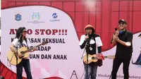 Shinta Priwit Suarakan Stop Kekerasan Terhadap Perempuan dan Anak lewat Lagu Dare To Speak Up. (ist)