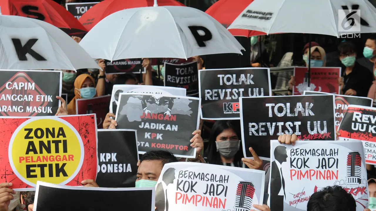 Tolak Revisi RUU KPK