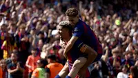 Hasil Liga Spanyol: Gol Tandukan Ronald Araujo ke Gawang Rayo Vallecano Bawa Barcelona Perbesar Jarak dengan Real Madrid