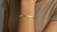 7 Model Gelang Emas Gram Kecil yang Lagi Tren di 2025, Cocok untuk Gaya Sehari-hari