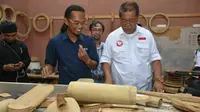 Calon Gubernur Jawa Barat Deddy Mizwar berjanji mengembangkan industri ekonomi kreatif (Liputan6.com/Huyogo Simbolon)