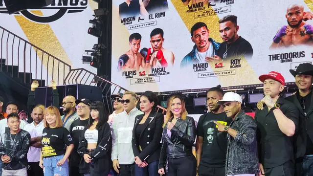 Para petinju yang akan tampil di Holywings Sport Show jilid dua
