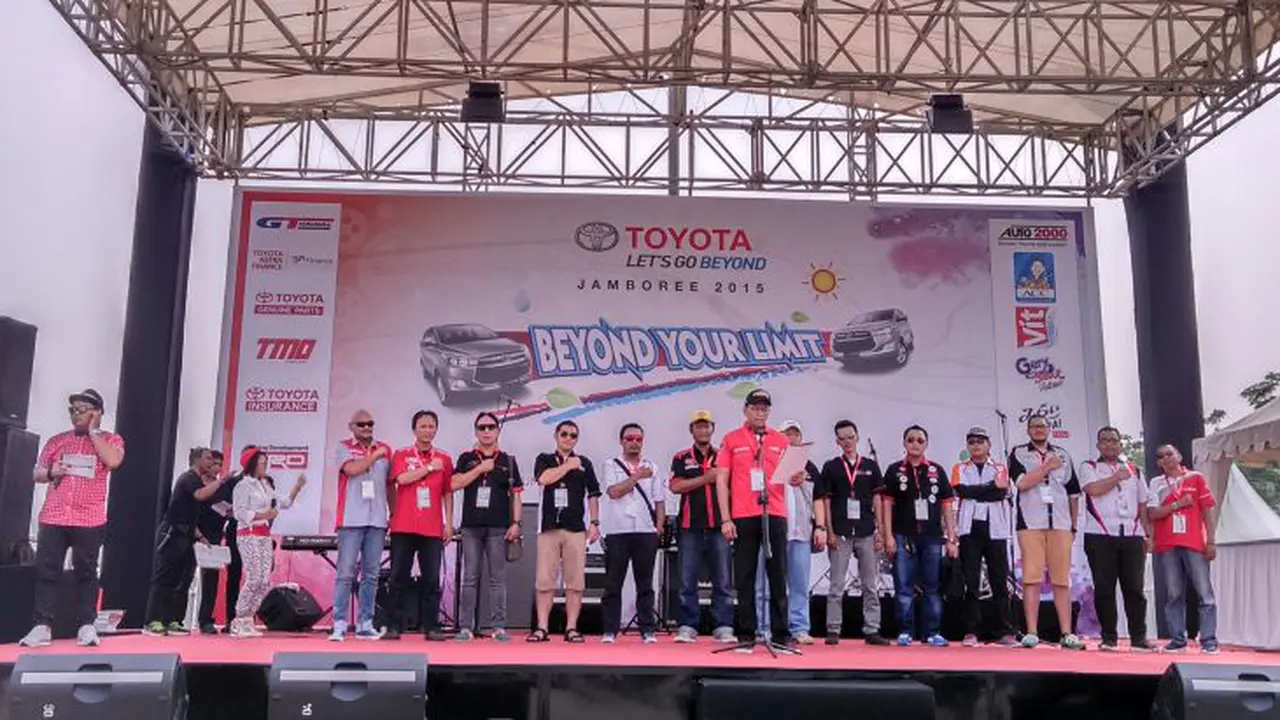 Komunitas dan Dealer Bersinergi Sukseskan Jambore Toyota