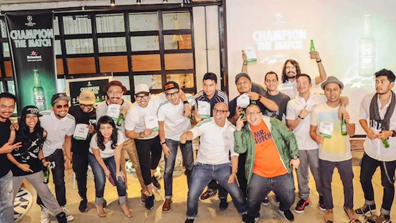 Heineken dan 8 Seleb Ini Gelar Acara Nobar Liga Champions
