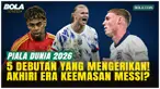 Era baru sepak bola dunia akhirnya tiba. Piala Dunia 2026 bukan hanya turnamen pertama dengan 48 negara, tapi juga panggung lahirnya generasi superstar terbaru. Lionel Messi sudah berada di penghujung kariernya dan kini muncul para bintang muda yang ...
