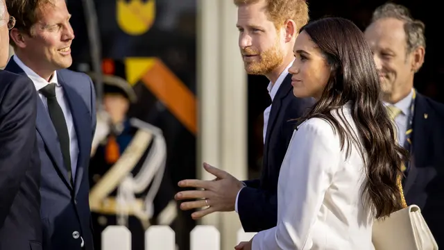 Meghan Markle dan Pangeran Harry saat berada di Den Haag, Belanda