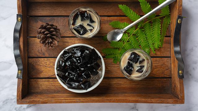 Ilustrasi cincau hitam