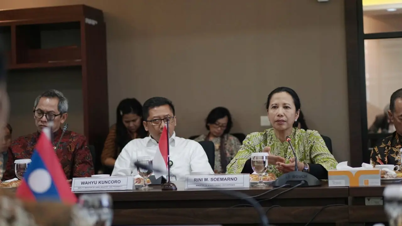 Menteri BUMN terima kunjungan delegasi Laos